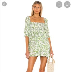 MISA Los Angeles Zadie Puff Sleeve Dress | size L